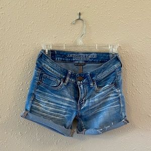 American eagle jean shorts size 4